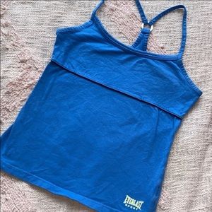 SOLD Blue Tight Athletic Workout Tank Top XS